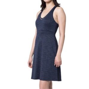 Mondetta Women's Teal Blue Racerback Sleeveless Active Dress Size Medium EUC